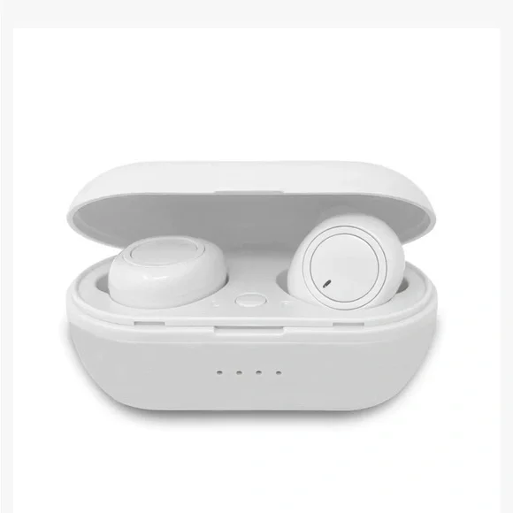 Zenvo polar white wireless earbuds